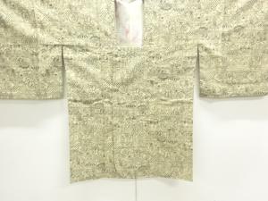 異国人物模様織り出し道行コート